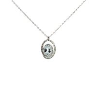Collana Comete Donna in Oro Acquamarina 0.70 Ct GLQ 219 - GLQ 219